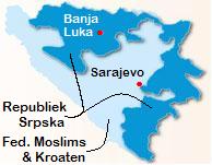 Bosni� en Herzegovina - deelstaten Srpska Republiek en Moslim-Kroatische Federatie